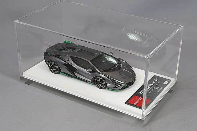 アイドロン 1/43 ランボルギーニ シアンFKP 37 2019 ストライプ グリ