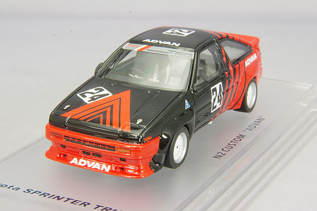ENIF 1/43 トヨタ スプリンター トレノ N2仕様 1986 カスタム