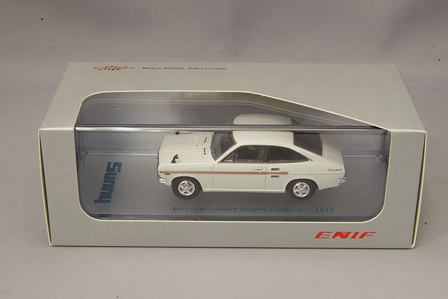 ENIF 1/43 日産 サニー 1200 GX5 クーペ 1972年型 ホワイト