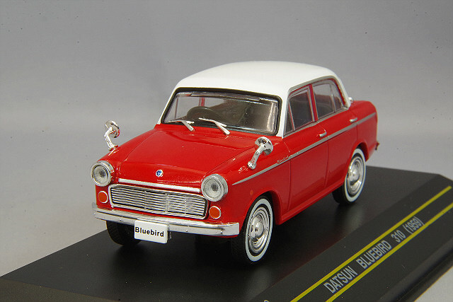 First43 1/43 ダットサン ブルーバード 310 1959 レッド/ホワイト