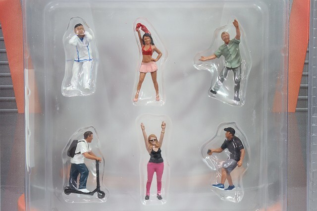 Mijo特注, アメリカンジオラマ フィギュアセット 1/64 カーミート 4