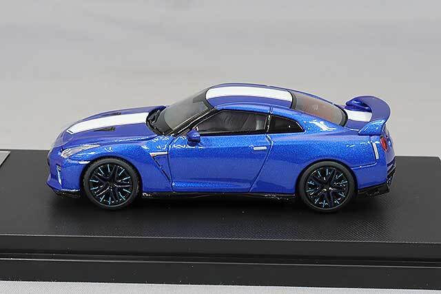 MOTORHELIX 1/64 日産 GT-R (R35) 50thアニバーサリー ワンガンブルー