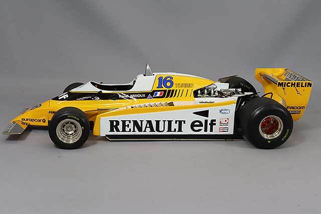 EXOTO 1/18 ルノー RE20 ターボ 1980 F1 フランスGP #16 R.アルヌー