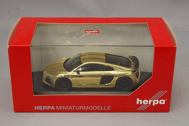 ヘルパ 1/43 アウディ R8 V10 プラス ゴールド