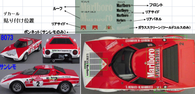 ベルテンポ特注, hpi 1/43 ランチア ストラトス HF 1974 ラリー