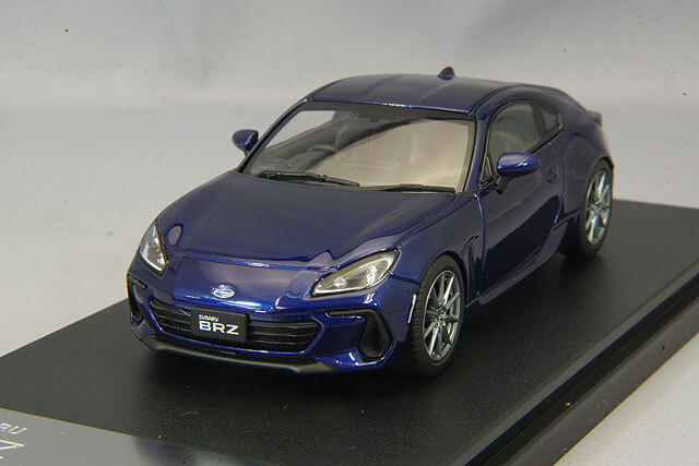 ハイストーリー 1/43 スバル BRZ S (2021) サファイアブルーパール