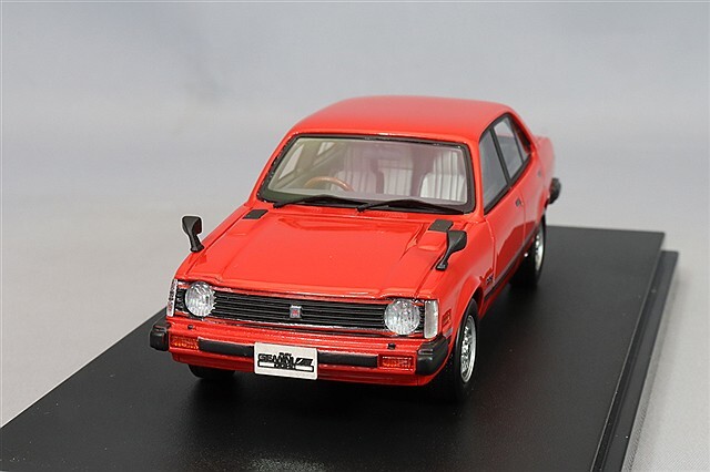 ハイストーリー 1/43 いすゞ ジェミニ セダン ZZ/T (1981) レッド