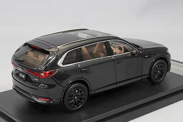 ハイストーリー 1/43 マツダ CX-80 2024 ジェットブラックマイカ