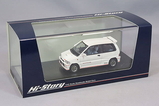 ハイストーリー 1/43 三菱 ミニカ ダンガン ZZ 1990 ソフィアホワイト