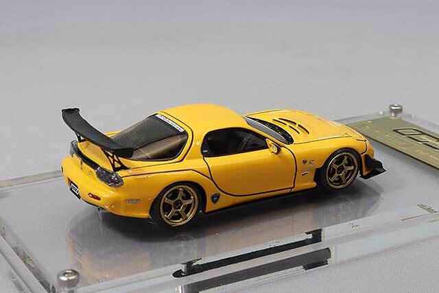 イグニッションモデル 1/64 FEED RX-7 (FD3S) イエロー/アドバン
