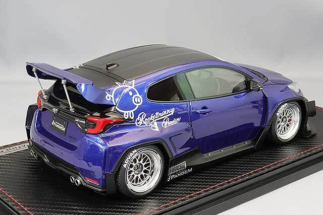 イグニッションモデル 1/18 パンデム GR ヤリス (4BA) ブルー