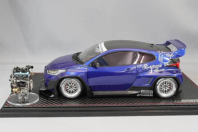イグニッションモデル 1/18 パンデム GR ヤリス (4BA) ブルー