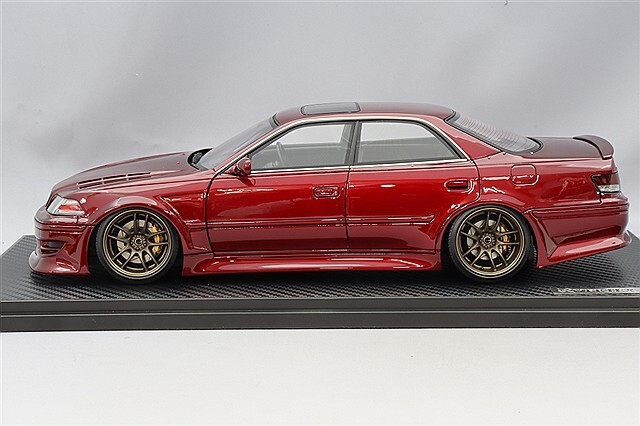 イグニッションモデル 1/18 VERTEX JZX100 マークII レッドメタリック
