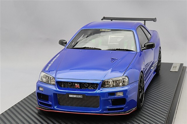 イグニッションモデル 1/18 トップシークレット 34GT-R (BNR34) ブルー