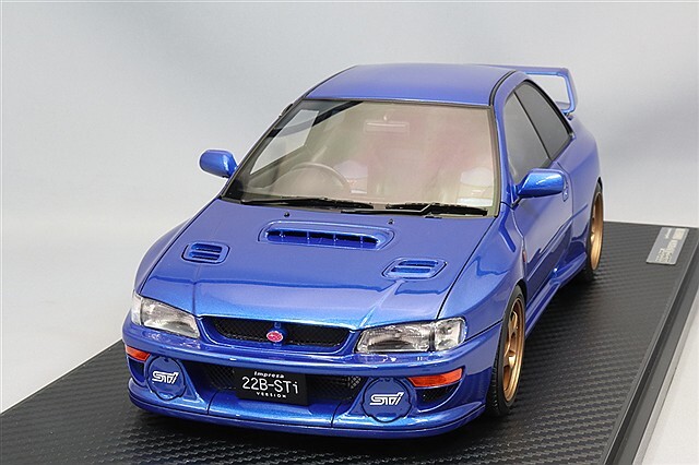 イグニッションモデル 1/18 スバル インプレッサ 22B-STi Ver. (GC8改