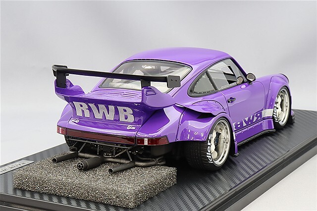 イグニッションモデル 1/18 RWB 930 パープル/WORKマイスターS1タイプ