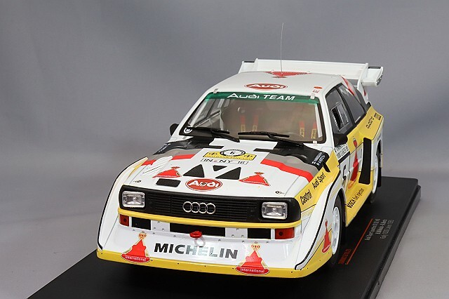 イクソ 1/18 アウディ スポーツ クワトロ S1 E2 1985 1000湖 ラリー #6
