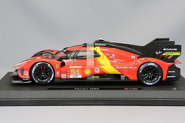 ブラゴ 1/18 フェラーリ 499P AF Corse 2023 ルマン24H ウィナー #51 J