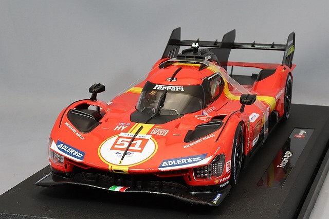 ブラゴ 1/18 フェラーリ 499P AF Corse 2023 ルマン24H ウィナー #51 J