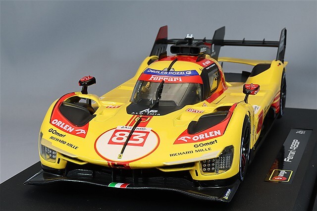 ブラゴ 1/18 フェラーリ 499P 2024 ルマン24H #83 R.クビサ/R