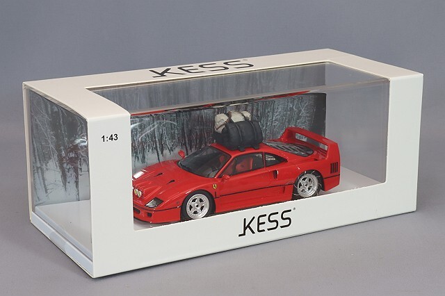 KESS 1/43 フェラーリ F40 スノードリフトジャパン 1993 レッド