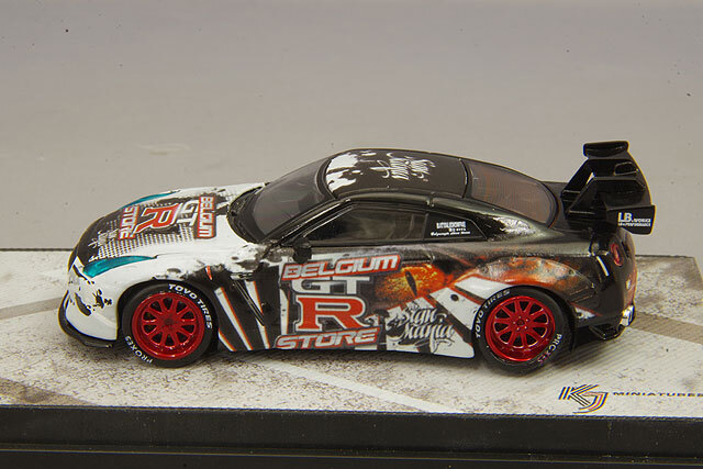 KJ Miniatures 1/64 リバティーウォーク LB-WORKS 日産 GT-R R35