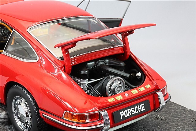 京商 1/18 ポルシェ 911 (901) 1964 シグナルレッド