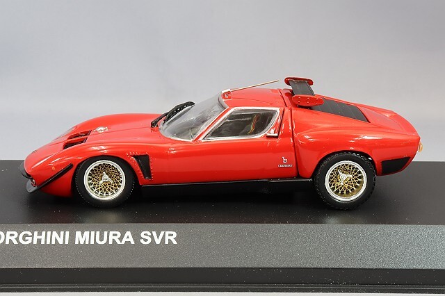 京商 1/43 ランボルギーニ ミウラ SVR レッド/ブラック