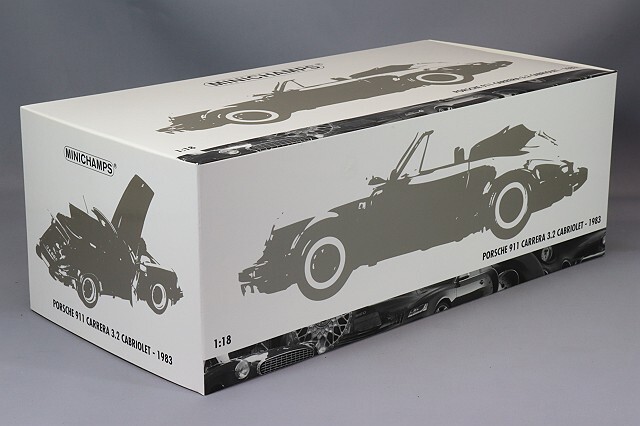ミニチャンプス 1/18 ポルシェ 911 カレラ 3.2 カブリオレ 1983