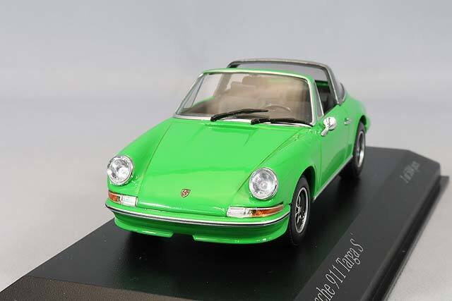 ミニチャンプス 1/43 ポルシェ 911 タルガ 1972 グリーン