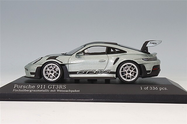 ミニチャンプス 1/43 ポルシェ 911 (992) GT3RS 2023 シルバー