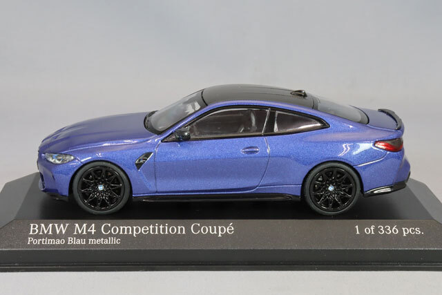 ミニチャンプス 1/43 BMW M4 2020 ブルーメタリック