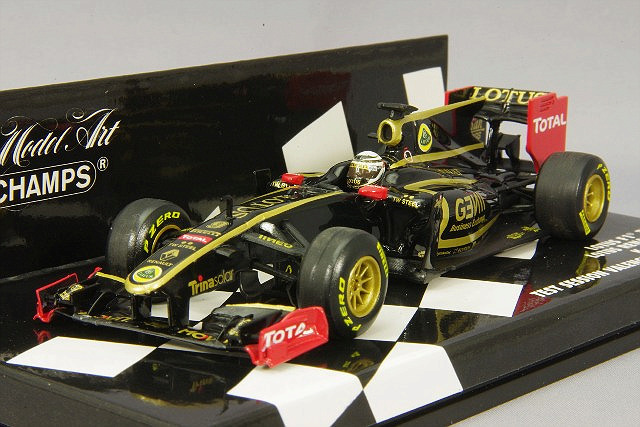 ミニチャンプス 1/43 ロータス ルノー R30 F1 2012/1/23 バレンシア