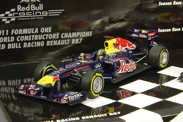 ミニチャンプス 1/43 レッドブルレーシング ルノー RB7 2011 F1
