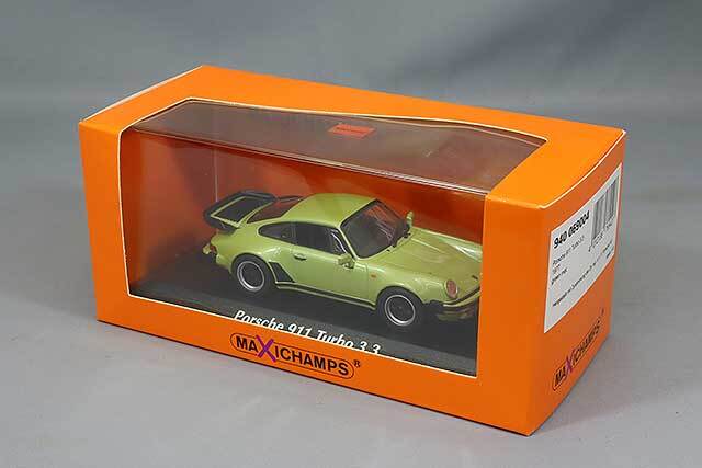 マキシチャンプス 1/43 ポルシェ 911 ターボ 3.3 (930) 1977 グリーン