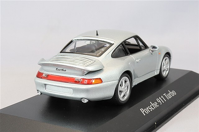 マキシチャンプス 1/43 ポルシェ 911 ターボS (993) 1995 シルバー