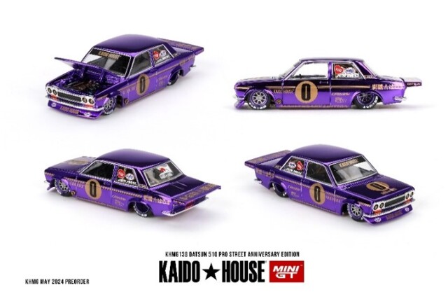 KAIDO HOUSE x TSM ミニGT 1/64 ダットサン 510 プロストリート