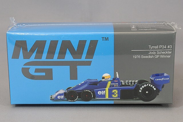 TSM ミニGT 1/64 ティレル P34 1976 F1 スウェーデンGP ウィナー #3 J