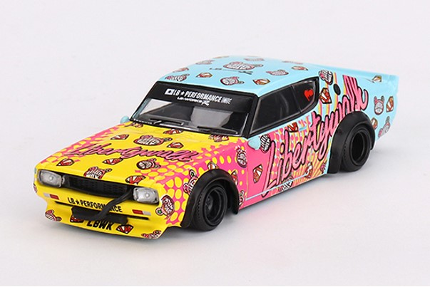 TSM ミニGT 1/64 日産 スカイライン ケンメリ リバティーウォーク LBWK