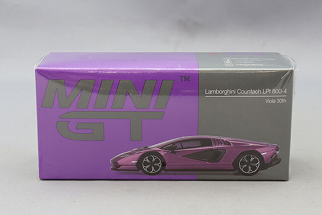 TSM ミニGT 1/64 ランボルギーニ カウンタック LPI 800-4 Viola 30th