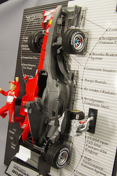 マテル ホットウィール 1/18 フェラーリ 248 2006 F1 M.シューマッハ