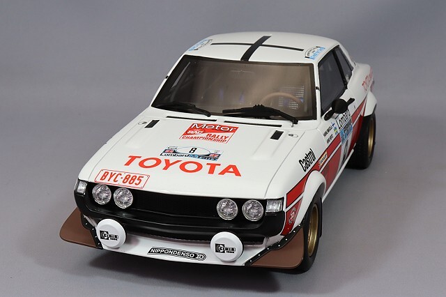 オットー 1/18 トヨタ セリカ RA21 1977 RAC ラリー 2位 #8 H.ミッコラ