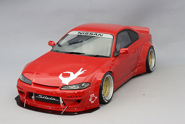 オットー 1/18 日産 シルビア S15 2014 (レッド) ロケットバーニー