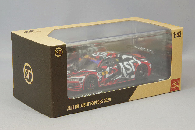 POP RACE 1/43 アウディ R8 LMS SF エクスプレス 2020