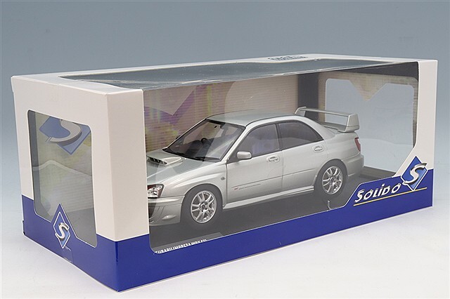 ソリド 1/18 スバル インプレッサ WRX STI 2003 シルバー