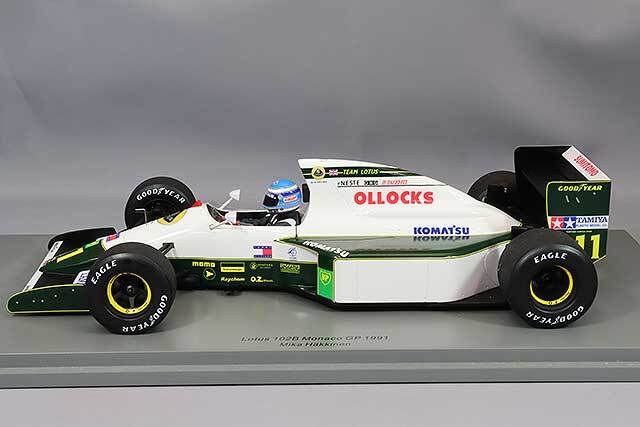 スパーク 1/18 ロータス 102B 1991 F1 モナコGP #11 M.ハッキネン