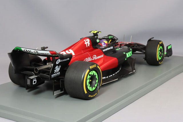 スパーク 1/18 アルファロメオ F1チーム キック C43 2023 F1 ベルギー