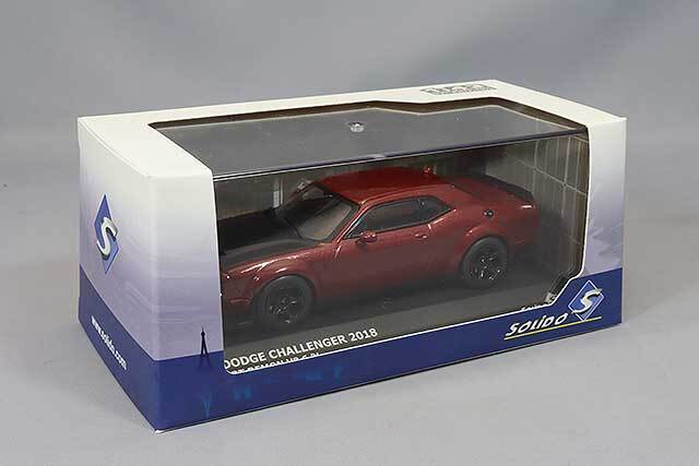 ソリド 1/43 ダッジ チャレンジャー デーモン 2018 レッドメタリック