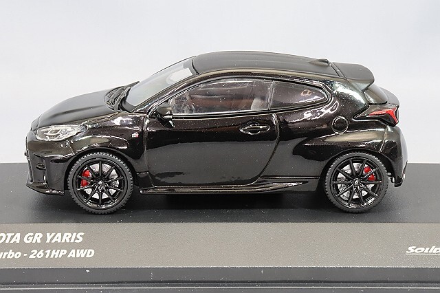 ソリド 1/43 トヨタ ヤリス GR ブラック