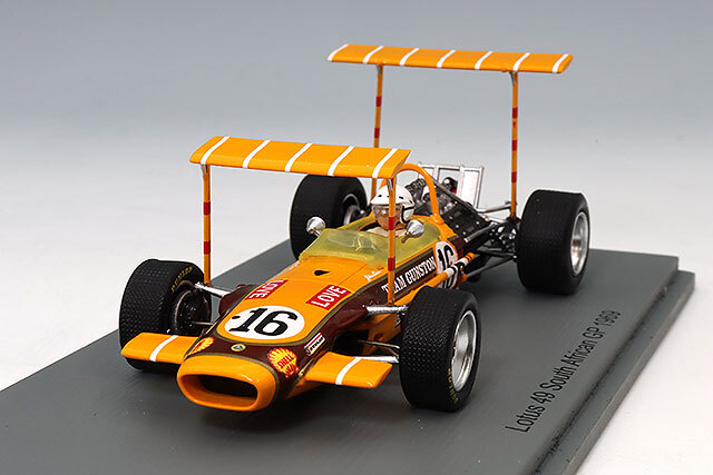 スパーク 1/43 ロータス 49 1969 F1 南アフリカGP #16 J.ラブ